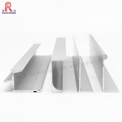 1.15mm - 3mm Aluminium Profile Fabrication Aluminium Handle Extrusion For Furniture