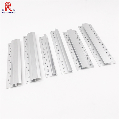 Bullnose Transition Threshold Curved Steel Silver Aluminum Flooring Cover Trim