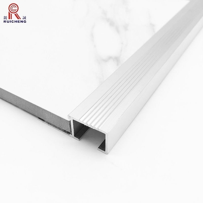 6063 Aluminium Stair Nosing Edge Trim T5 71mm X 10mm Size ASTM