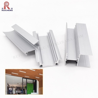 Decorative Aluminium Extrusion For Led Strip Lighting T8 Temper Round