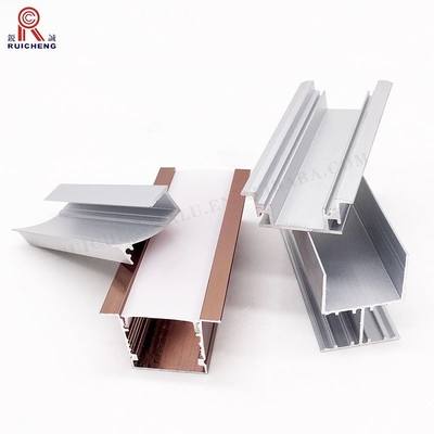 Decorative Aluminium Extrusion For Led Strip Lighting T8 Temper Round