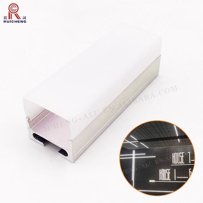 Decorative Aluminium Extrusion For Led Strip Lighting T8 Temper Round