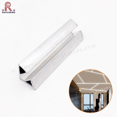 Decorative Aluminium Extrusion For Led Strip Lighting T8 Temper Round