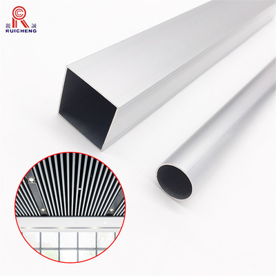 Anodised Aluminum Pipe Tube T6 Temper Grade 6005 For Buildings