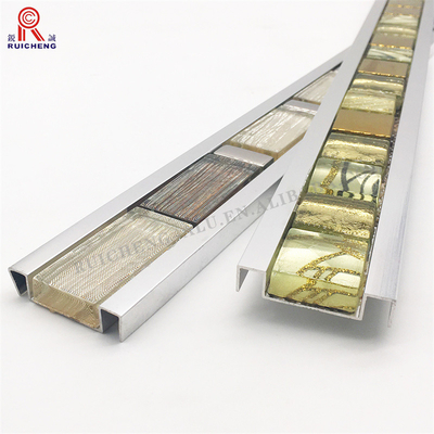 Luxury Tile Listello Trim , Decoration Edge Trim For Mosaic Tile