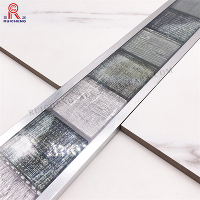U Shaped Listello Mosaic Tile Borders Anti Slipping 10mm Height